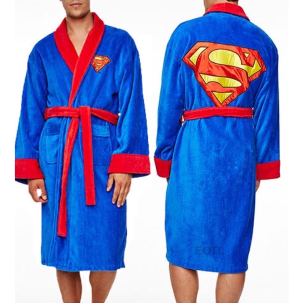 Blue Super Man Robe